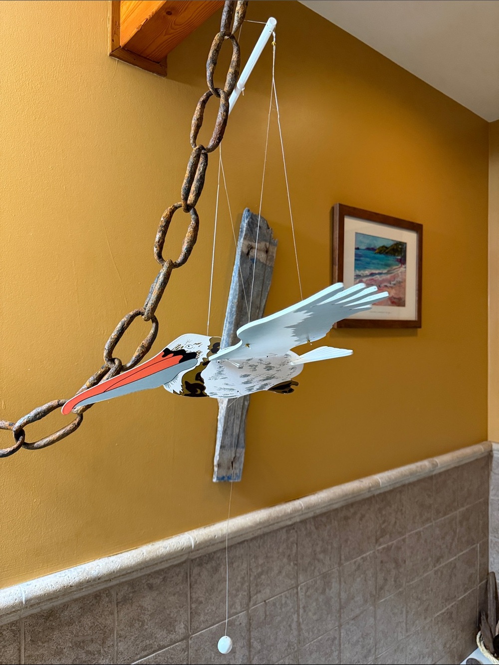 🏝️ Flying Hanging Pelican Mobile